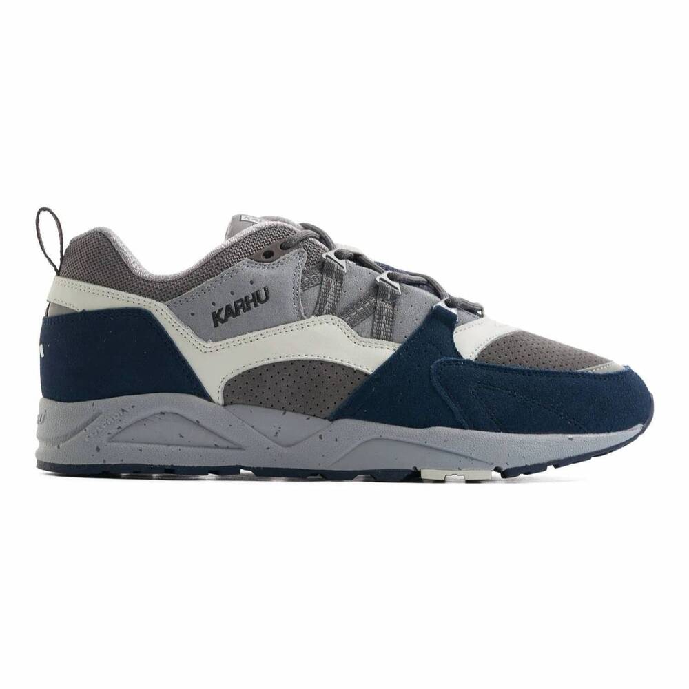 NEW KARHU men's suede fusion 2.0 sneakers in mood indigo/smoked pearl